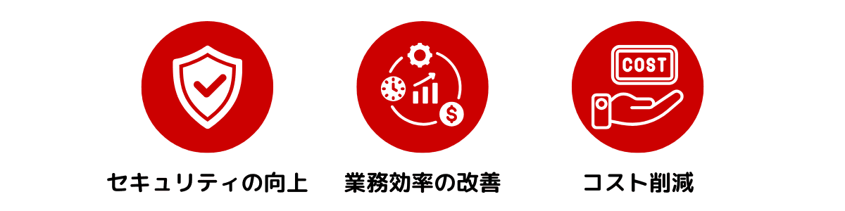 電子署名の重要性を示す３つの図